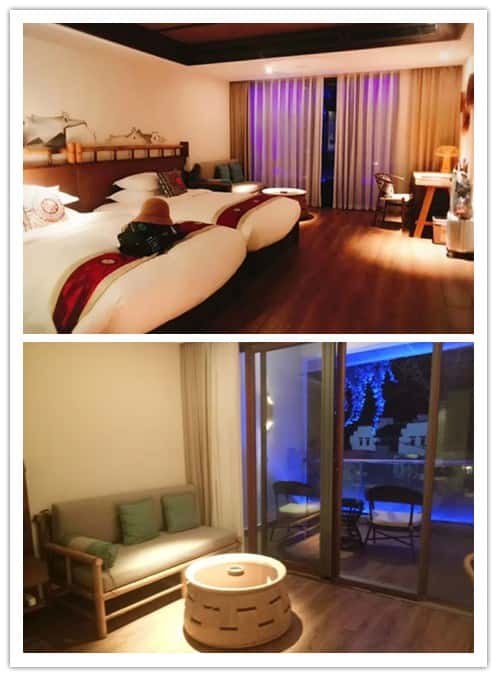 薩震節能空壓機員工入住酒店