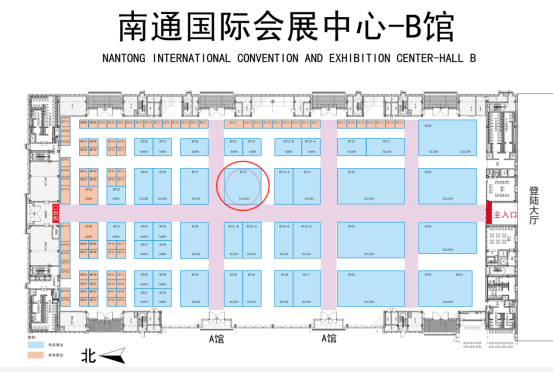 南通國際會展平面展位圖